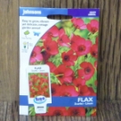 �t���b�N�X�E�X�J�[���b�g�����i���E���u���� Flax Scarlet = Linum grandiflorum Rubrum