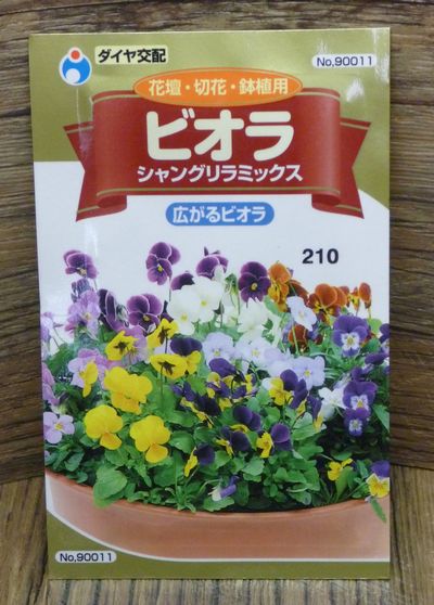 花壇 切花 鉢植用 ビオラ シャングリラミックス 種子シリーズ